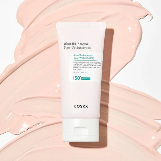 COSRX Aloe 54.2 Aqua Tone-Up Sunscreen 50ml - Sunscreen for dark spots