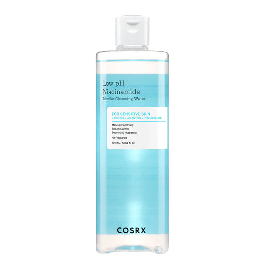 COSRX Low pH Niacinamide Micellar Cleansing Water 400ml - Cleanser for dark spots