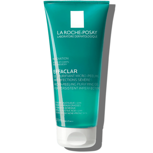 La Roche-Posay Effaclar Micro-peeling Purifying Gel - 200ml - Exfoliant for acne