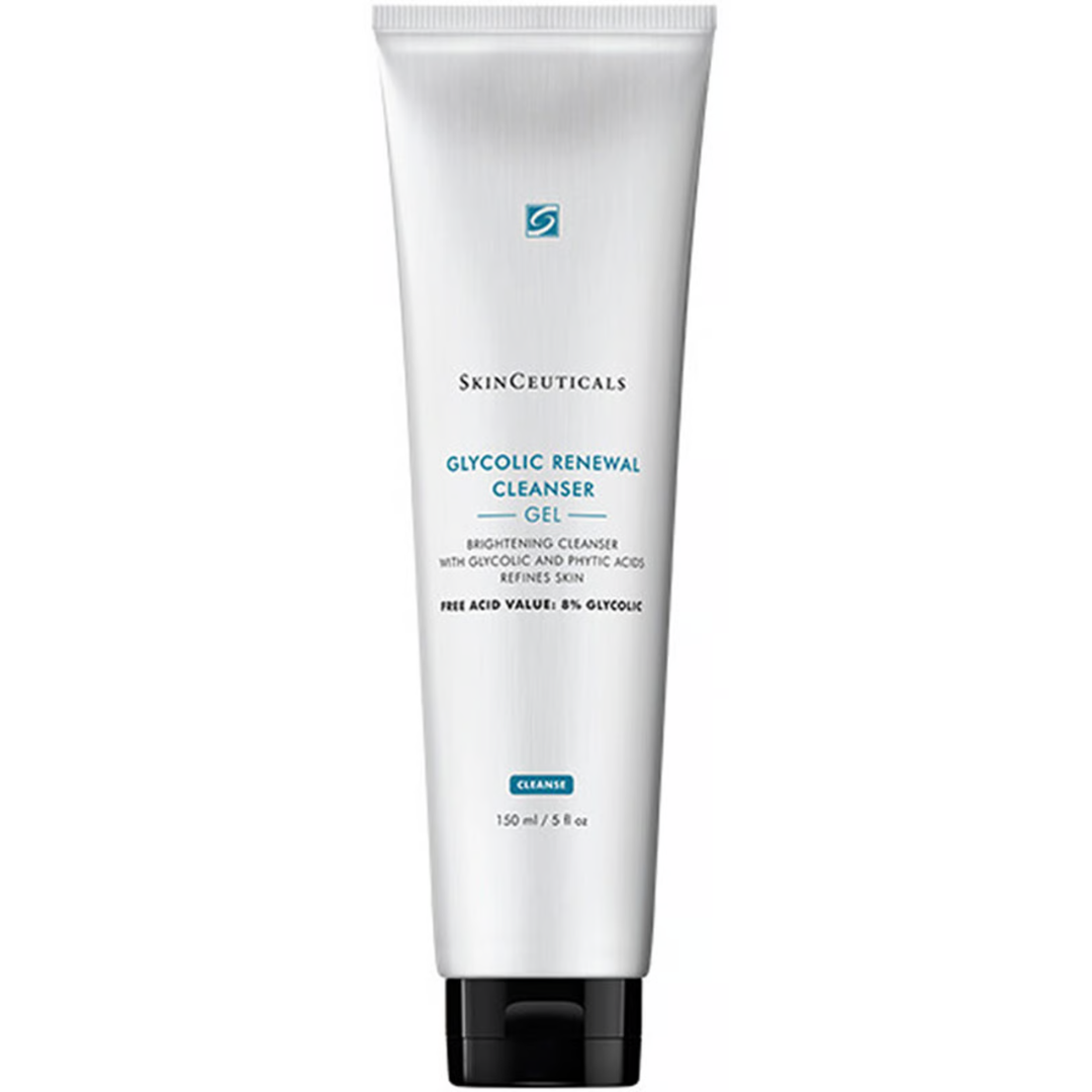 SkinCeuticals Glycolic Renewal Cleanser Gel 8% Glycolic Acid Cleanser 150mL - Cleanser for dark spots