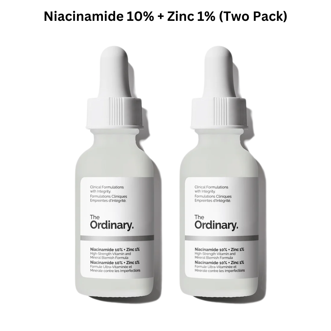Niacinamide 10% + Zinc 1% Serum (2 Pack)