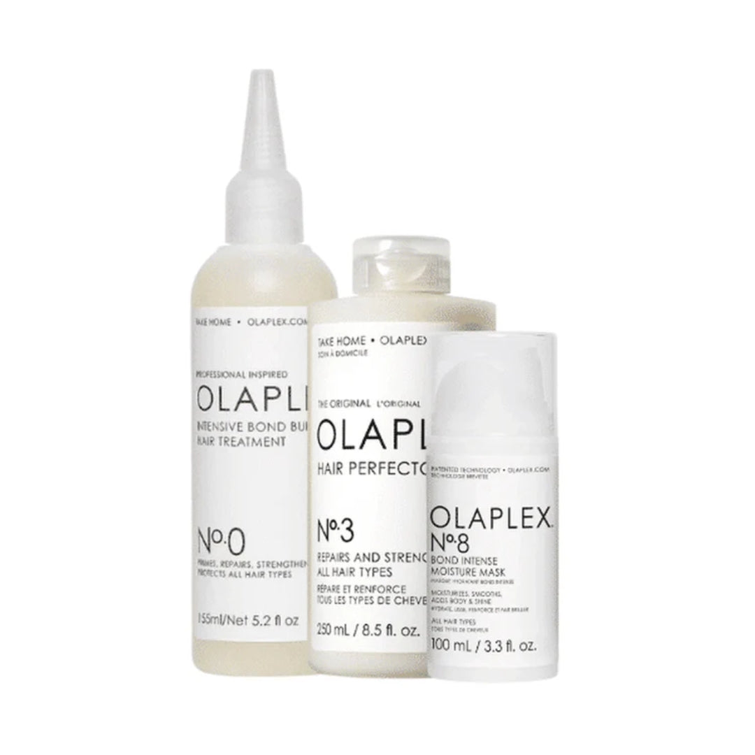 Olaplex Booster Set (No.0, No.3 250ml, No.8) - Cleanser for anti-aging