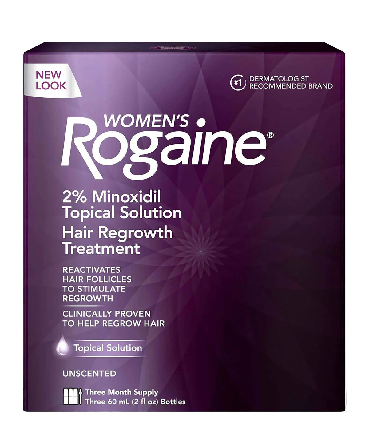 محلول مينوكسيديل ROGAINE® 2% للنساء