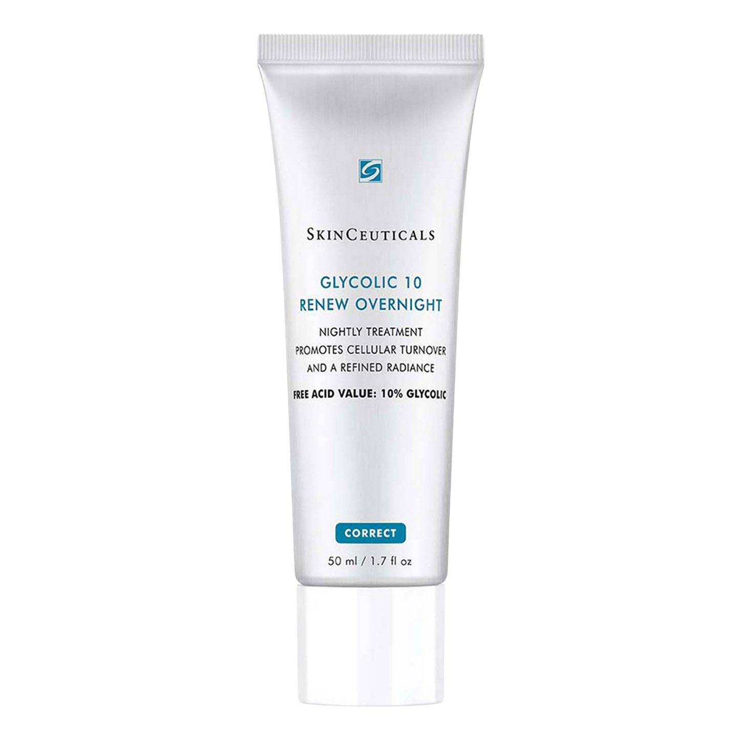 SkinCeuticals Glycolic 10 Renew Overnight Exfoliating Night Cream 50ml - Exfoliant for anti-aging