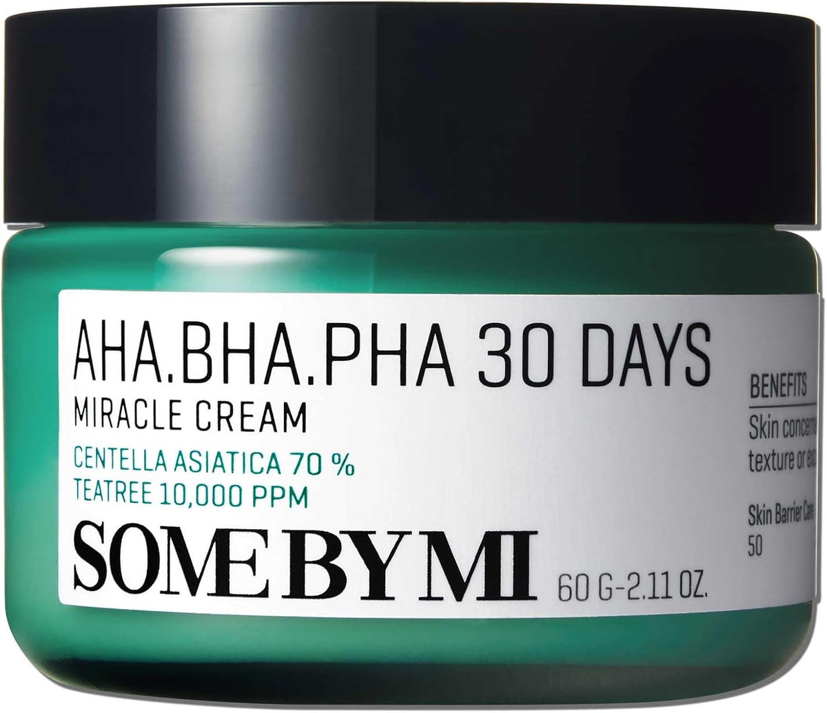 Some By Mi AHA BHA PHA 30 Days Miracle Cream 50ml - Moisturizer for acne