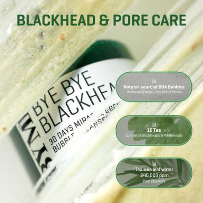 Some By Mi Bye Bye Blackhead Green Tea Tox Bubble Mask Facial Cleanser - Cleanser for hydration - view 3
