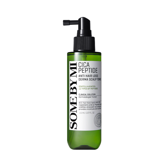 Some By Mi CICA PEPTIDE ANTI HAIR LOSS DERMA SCALP TONIC 150ml - Face Oil for hydration