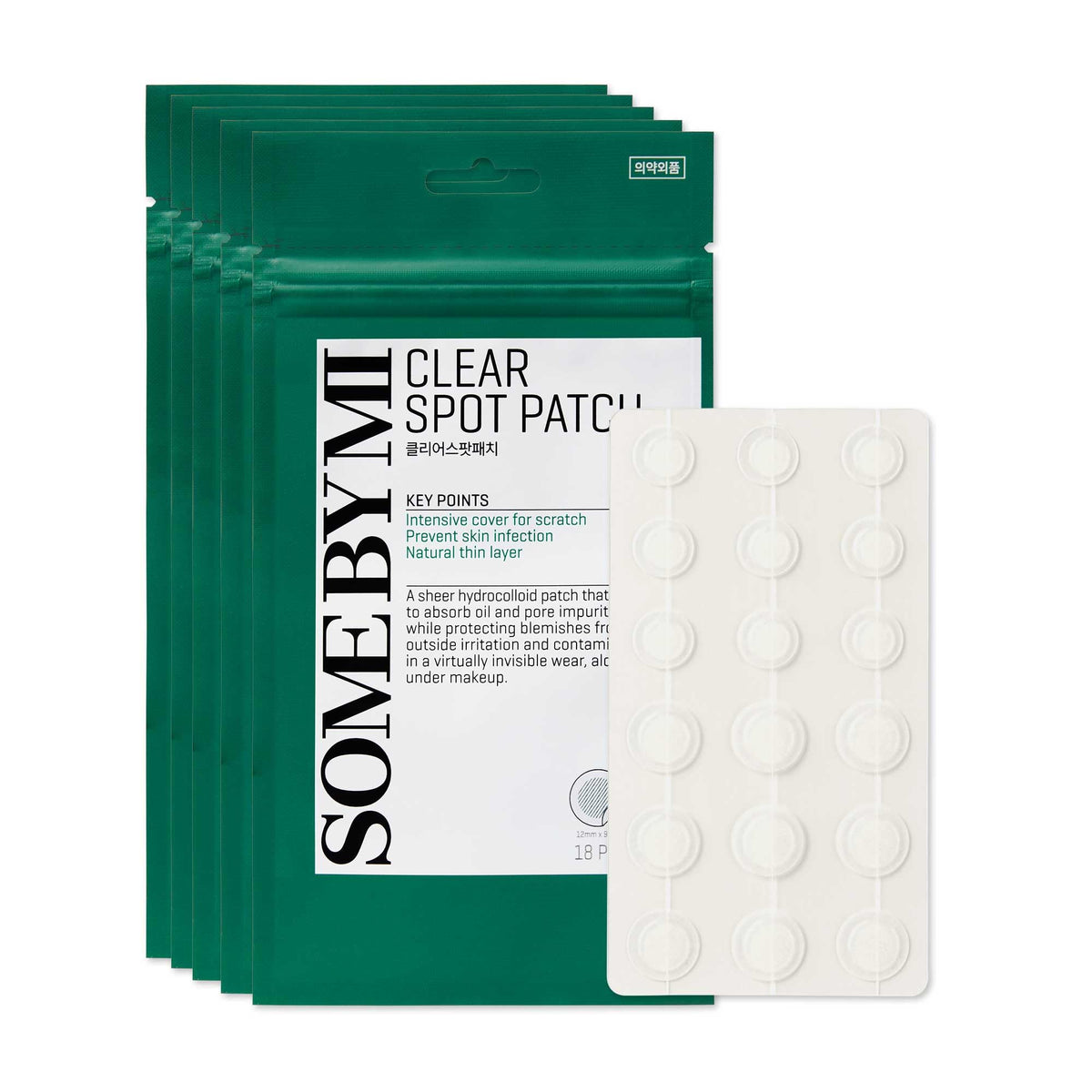 Some By Mi Clear Spot Patch 12pcs - Exfoliant for acne