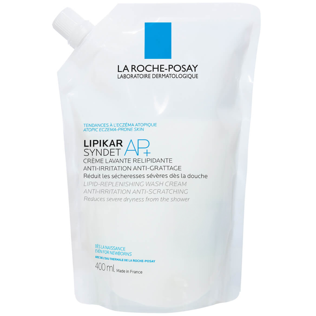 La Roche-Posay Syndet AP+ Body Wash for Eczema Prone Skin - Refill - 400ml - Cleanser for hydration