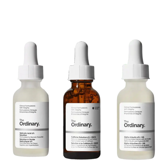 The Ordinary Acne, Clogged Pores, Acne Scars, Hyperpigmentation, Dark Eye Circles, and Puffy Under Eyes Treat Set - Eye