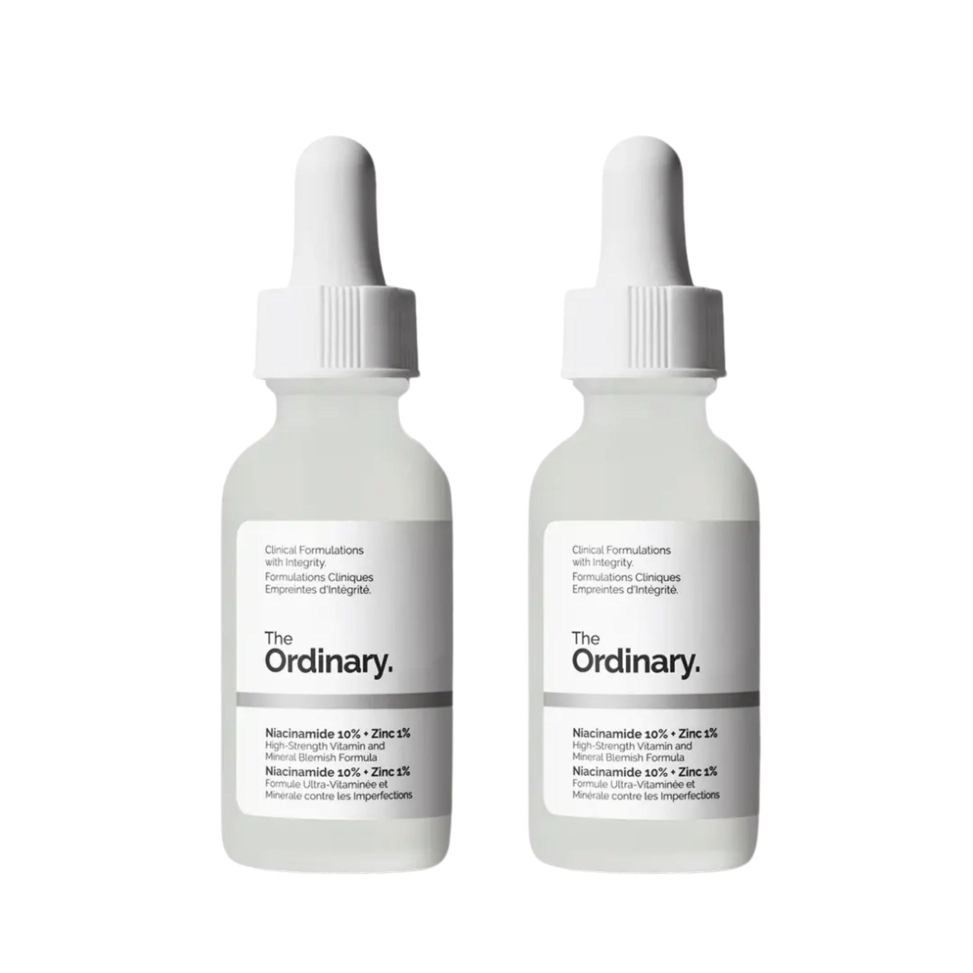 The Ordinary Niacinamide 10% + Zinc 1% Serum (2 Pack) - Serum for dark spots