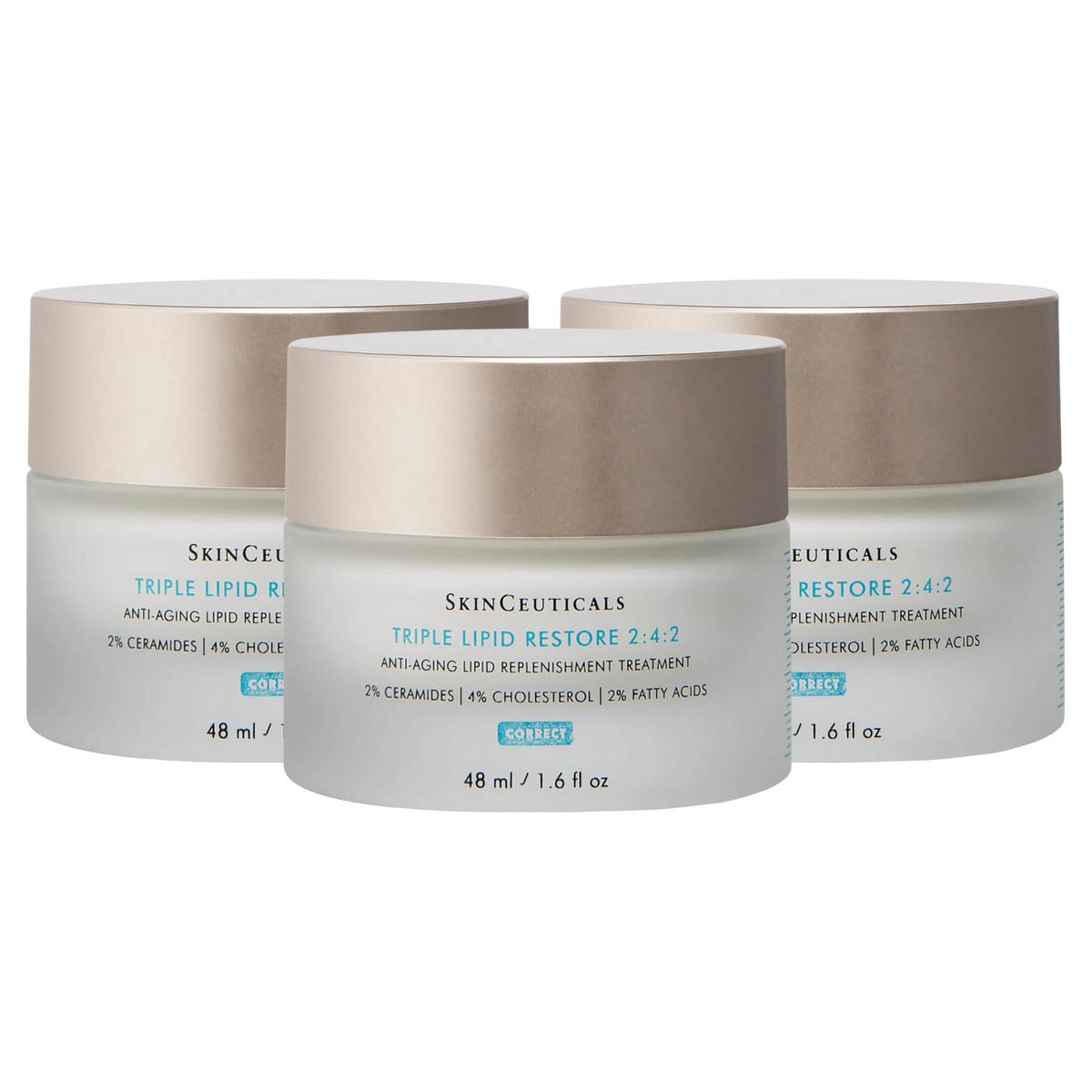 SkinCeuticals Triple Lipid Restore 2:4:2 (3-Pack Value Set) - Sunscreen for anti-aging
